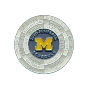 2026 Michigan Football Schedule Ball Marker