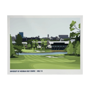 Course Print - Hole 18